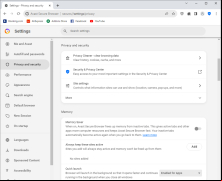 Secure Browser - privacy-settings