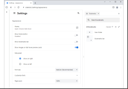 Sidekick - appearance-settings