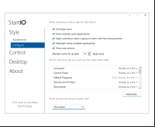 Start10 - configure