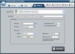 Swf To Gif Converter screenshot 1