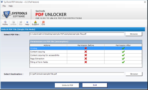 SysTools PDF Unlocker screenshot 1