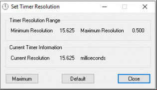 Timer Resolution screenshot 1