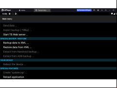 Titanium Backup - functions