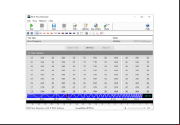 Tone Generator - main-screen