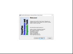 TracePlus32 Web Detective - welcome-screen-setup