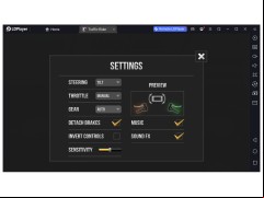 Traffic Rider - settings-menu