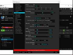 Traktor PRO 3 - transport-settings