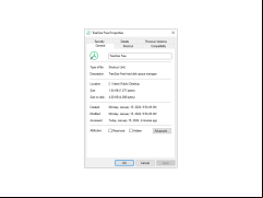 TreeSize Free - properties