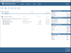UFS Explorer Standard Recovery - main-screen