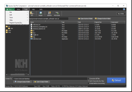 Universal Extractor Portable - menu-page