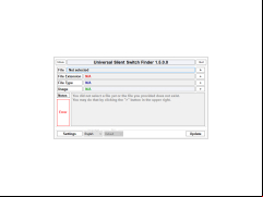 Universal Silent Switch Finder - main-screen