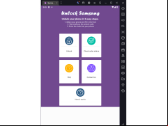 Unlock Samsung @ Home - main-screen