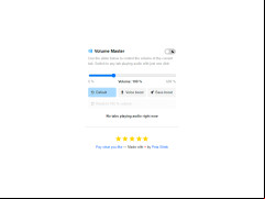 Volume Master - main-screen