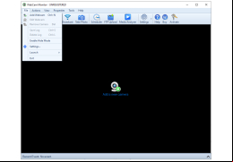 WebCam Monitor - file-menu