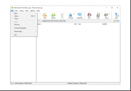 WinArchiver - file-menu