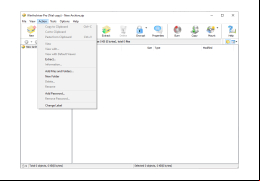 WinArchiver - actions