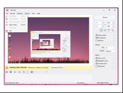 WinCam - file-menu