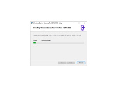 Windows Device Recovery Tool - install