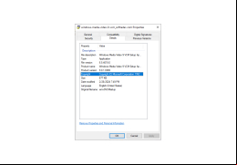 Windows Media Video 9 VCM - details