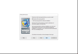 WinZip Self Extractor - configure