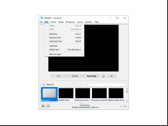 Wirecast - edit-menu