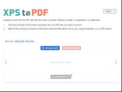 XPS-to-PDF - main-screen